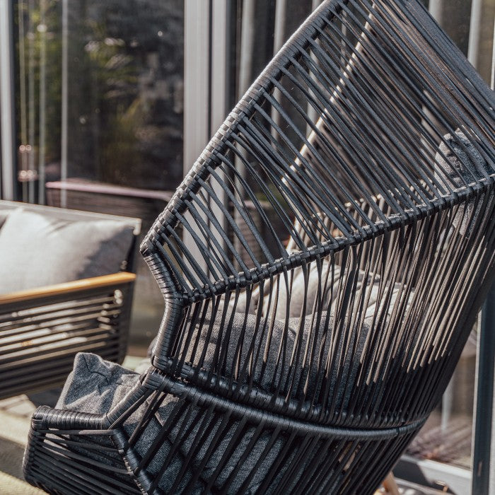 Holland Trädgårds Fåtölj Grafit