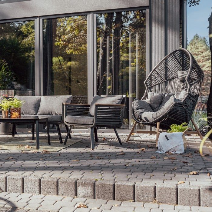 Holland Trädgårds Fåtölj Grafit