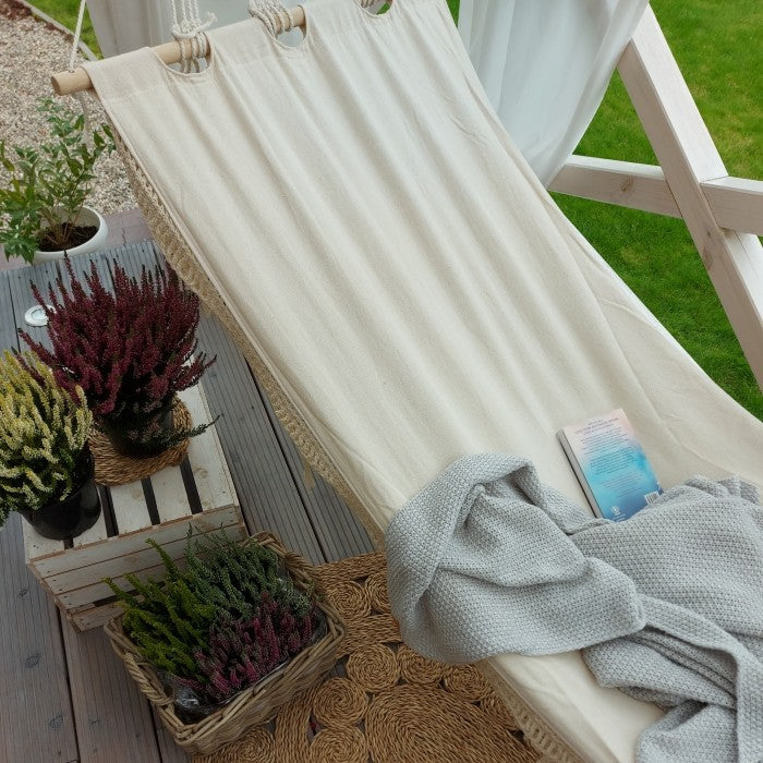 Hängmatta Etno Beige i boho-stil