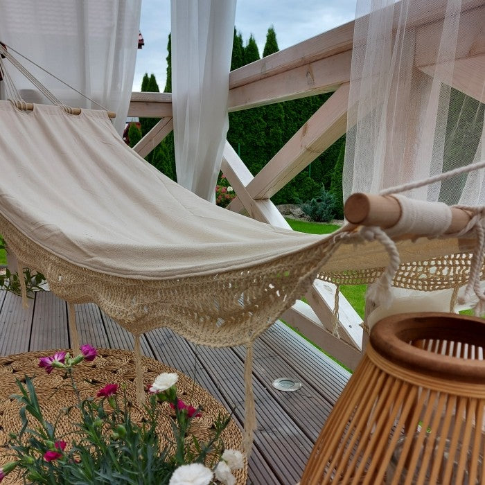 Hängmatta Etno Beige i boho-stil
