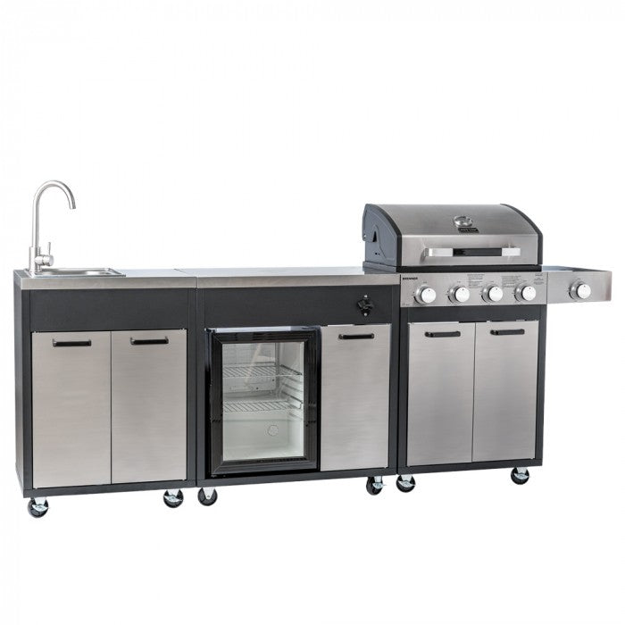 Brenner K4PLUS premium gasolgrill utekök