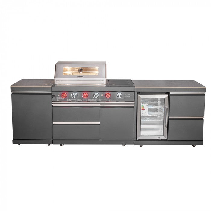 Gasolgrill Utekök GB411A Stekbord & Kylskåp