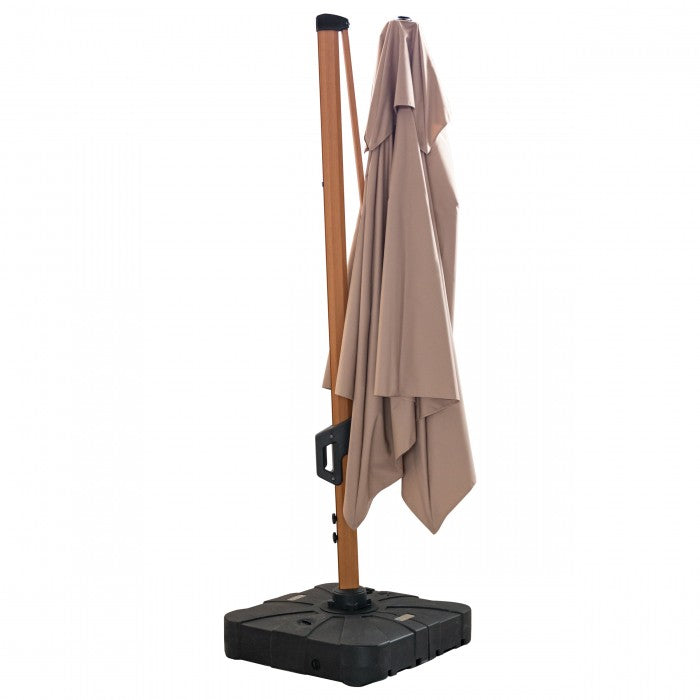 Roma MID trädgårds parasoll beige 3x3m