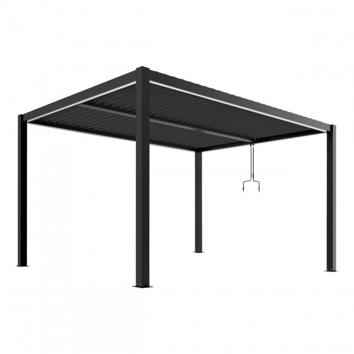 Pergola 3x4m Svart