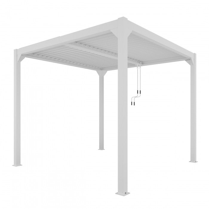 Pergola 3x3m vit