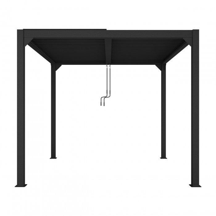 Pergola 4x4m svart
