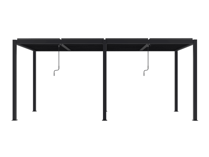 Pergola 5,8x3m svart