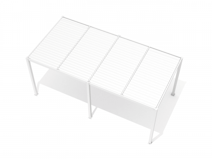 Pergola 5,8x3m vit