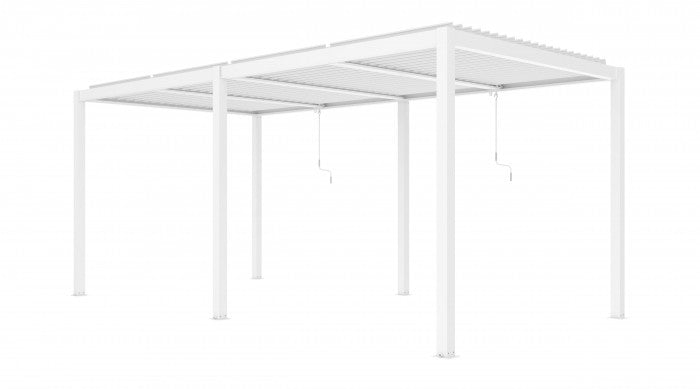 Pergola 5,8x3m vit