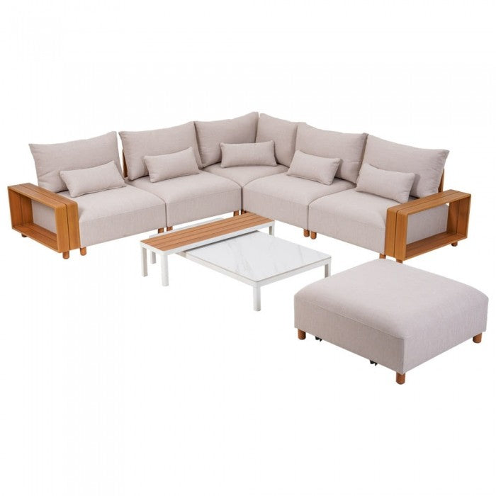 KALEM beige lounge möbler